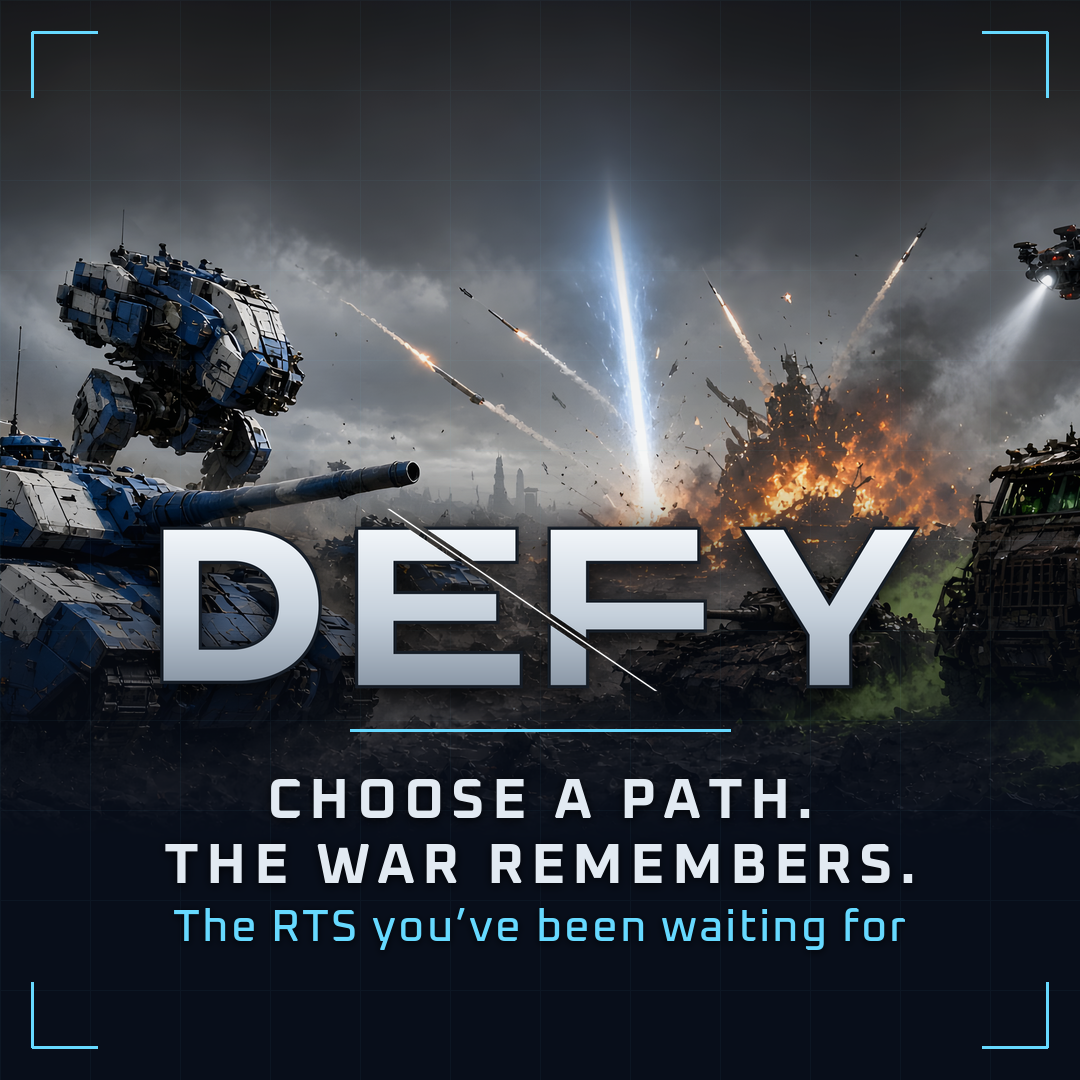 DEFY — choose a path, the war remembers