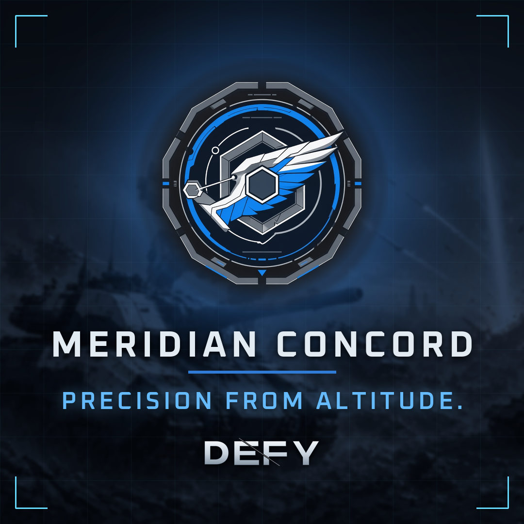 Meridian Concord — precision from altitude