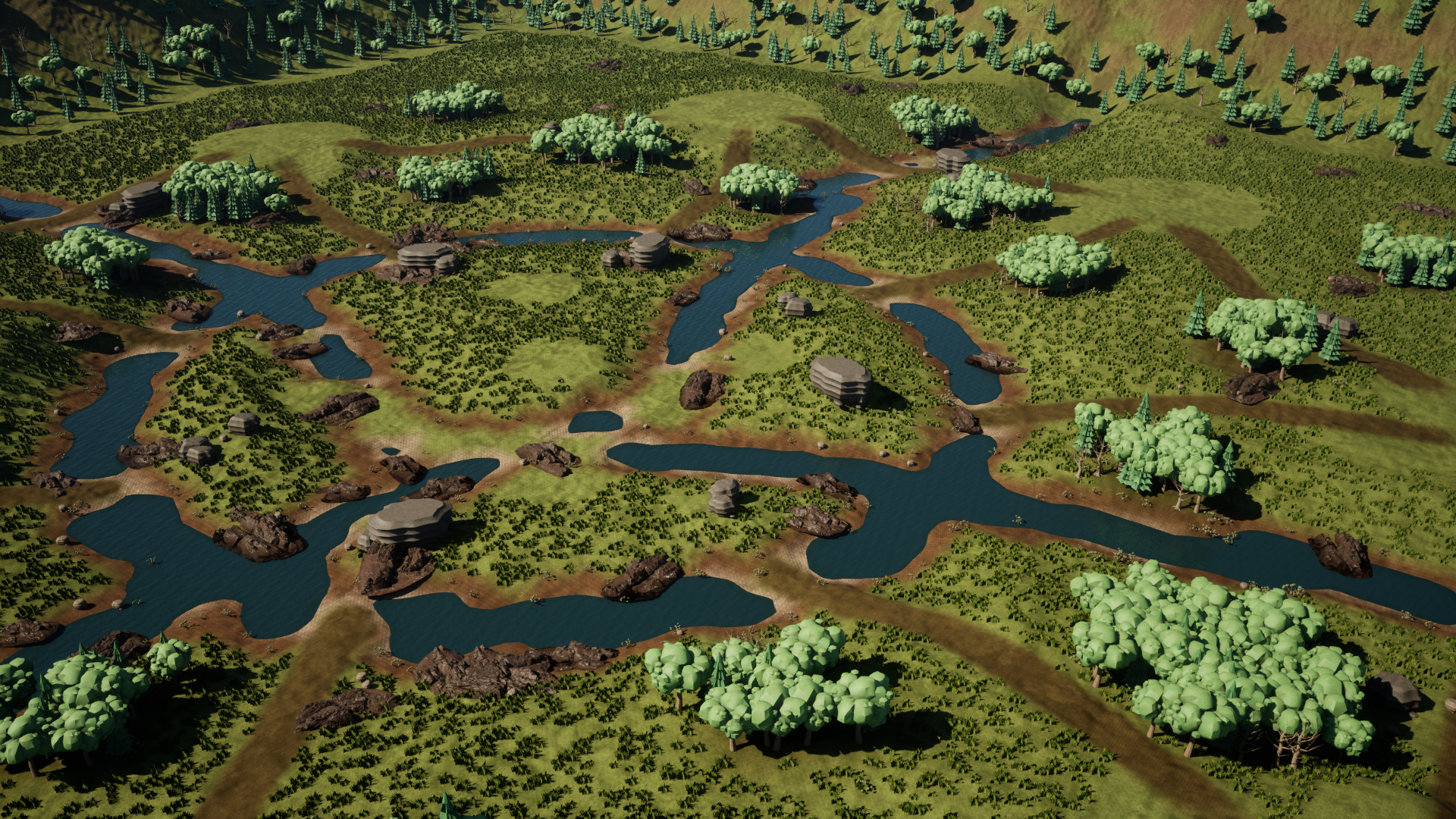 Sable Steppe — rivers and wetland terrain